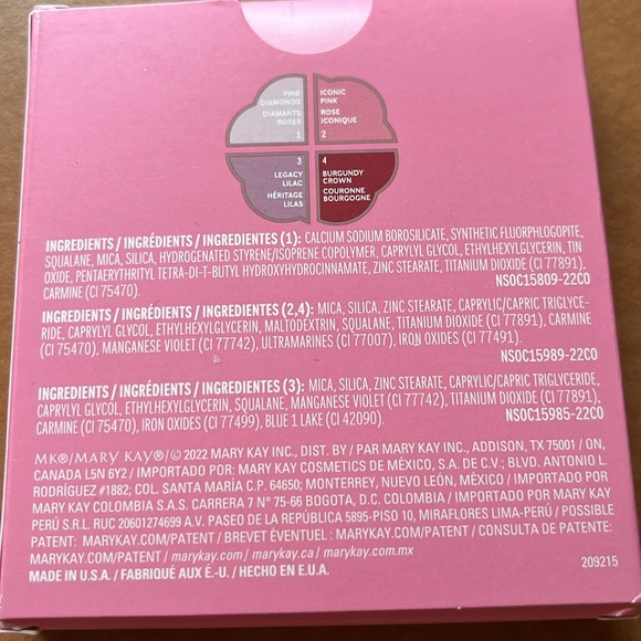 Mary Kay 60th Anniversary Eye Shadow Palette & Lip Crayon - Limited Edition - Picture 3 of 6